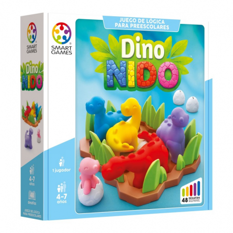 Juego de mesa de ingenio Dino Nido de Smart Games