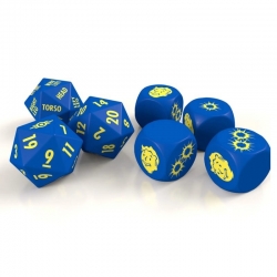 Fallout: The Roleplaying Game Dice Set from The Hills Press (Spanish)