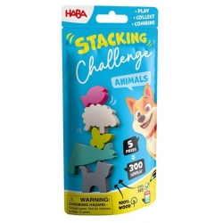 Juego de mesa de madera de apilar Stacking Challenge - Animals de Haba