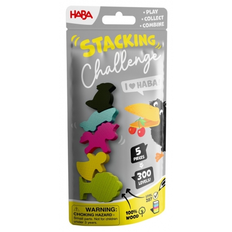 Stacking Challenge - El Frutal Wooden Board Game by Haba