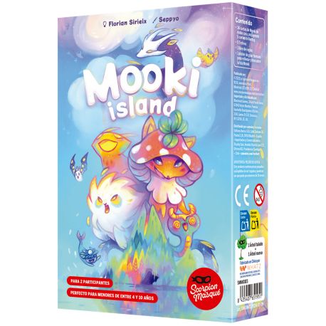 Juego de mesa Mookie Island de Le Scorpion Masqué