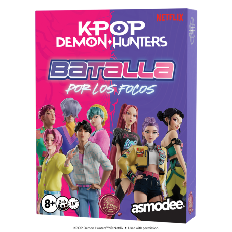 K-Pop Demon Hunters Battle for the Spotlight game by Z-Man (Spanish)