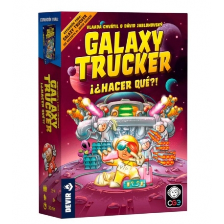 Galaxy Trucker: Do What?! expansion from Devir (Spanish)
