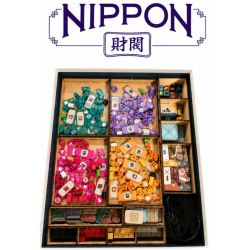 Inserto compatible con juego de mesa NIPPON: Zaibatsu de WithOut Mess