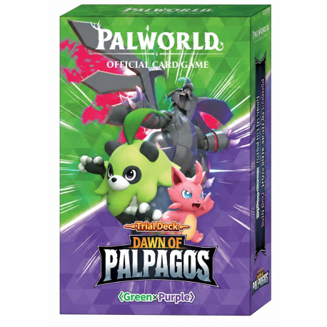 Palworld Mazo de Inicio Dawn Of Palpagos Green-Purple TD-02 (English) Trading Card Games from Bushiroad