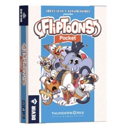 Juego de cartas FlipToons Pocket de Devir