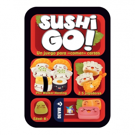 SUSHI GO Fun and fast game cards where you have to eat your perfect menu