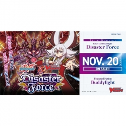Cardfight!! Vanguard VGE-DZ-TB03 Future Card Buddyfight - Disaster Force (12 packs) (Inglés) de Bushiroad