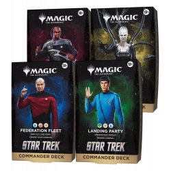Magic the Gathering Star Trek Mazos de Commander Caja (4) (Inglés) de Wizards of the Coast