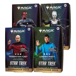 Magic the Gathering Star Trek Mazos de Commander de edición de coleccionista Caja (4) (Inglés) de Wizards of the Coast