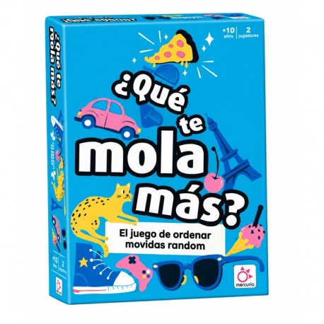Juego de cartas ¿Qué te Mola Más? de Mercurio