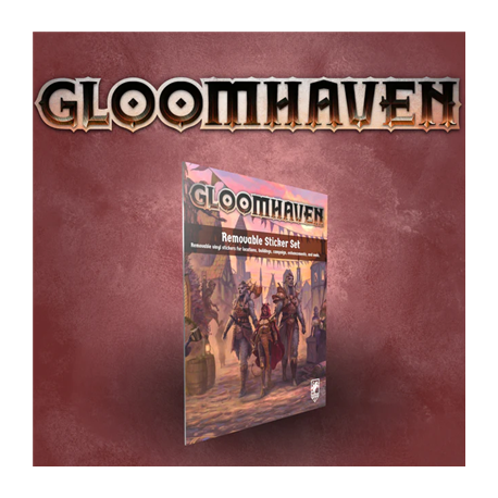 Gloomhaven 2nd Edition Removable Sticker Set (Inglés) de Sinister Fish Games