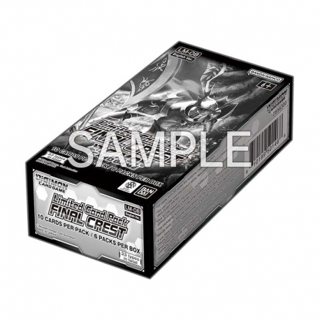 Digimon Card Game Limited Card Pack Final Crest LM-08 (6 unidades) (Inglés) de Bandai TCG