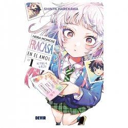 Libro manga Akira Momose fracasa en el amor ¡otra vez! núm. 01 de Devir