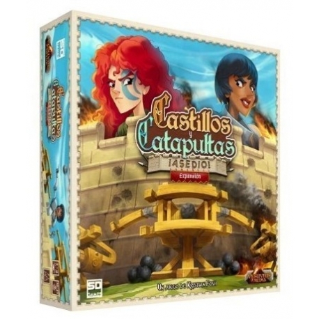 Castles and Catapults: Siege board game from SD GAMES (Spanish)