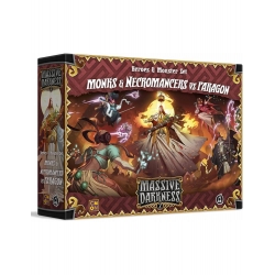 MD 2: Monks & Necromancers vs Paragon expansion from Juegorama (Spanish)