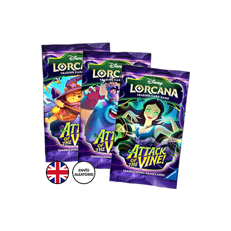Disney Lorcana TCG Disney Lorcana TCG Attack of the Vine! Booster Pack (1) (Inglés) de Ravensburger