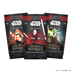 Star Wars: Unlimited - El ocaso de la República Booster Pack (1) (Castellano)