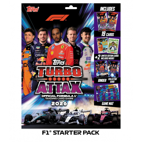 Formula 1 Turbo Attax TCG 2026 Starter Packs (English) from Topps