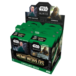 TCG Star Wars: Unlimited Homeworlds Spotlight Decks (6) (Inglés) de Fantasy Flight Games