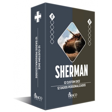 Sherman Solitaire Set of 12 dice from Draco Ideas