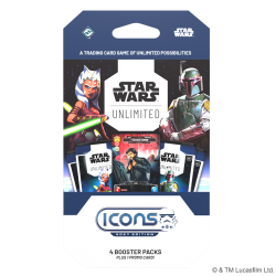 TCG Star Wars: Unlimited - Icons 2027 Edition Booster 4-pack (Inglés) de Fantasy Flight Games