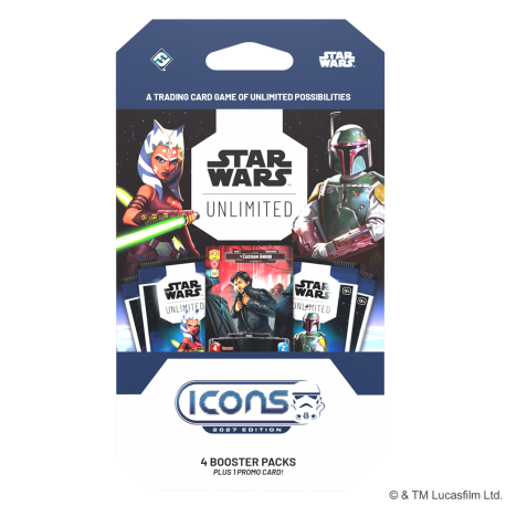 TCG Star Wars: Unlimited - Icons 2027 Edition Booster 4-pack (Inglés) de Fantasy Flight Games