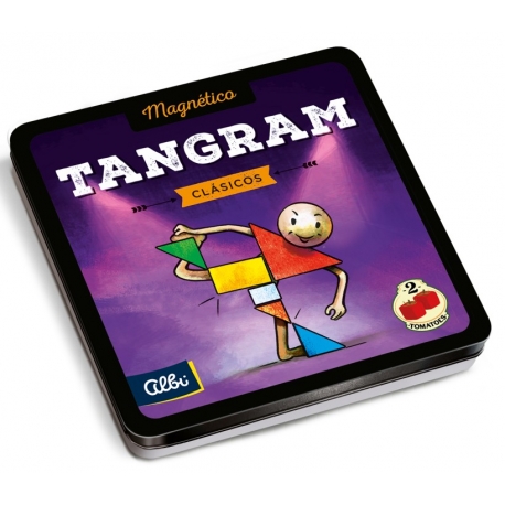 Magnetic Tangram Classic Board Game by 2Tomatoes Games (Spanish)