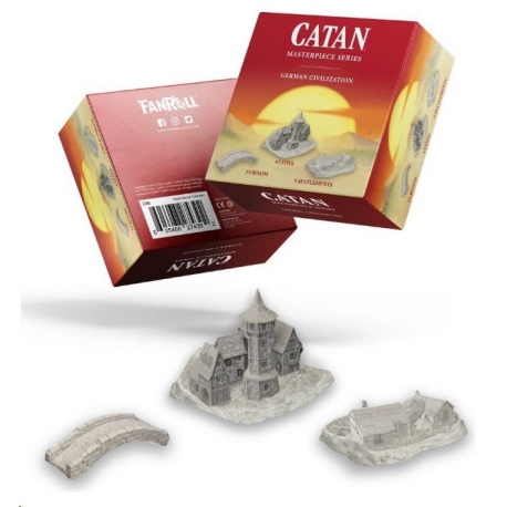 Pack de fichas deluxe para Colonos de Catan Alemania de FanRoll