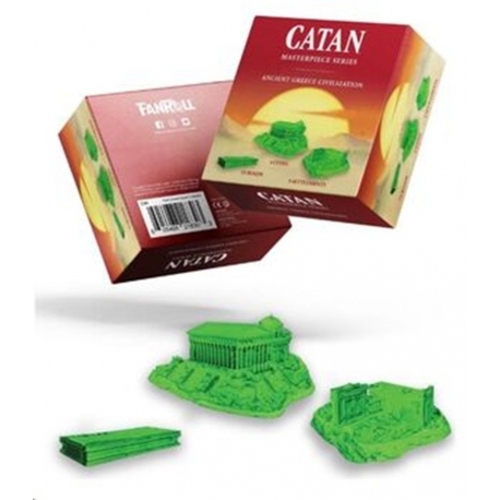 Pack de fichas deluxe para Colonos de Catan Grecia de FanRoll