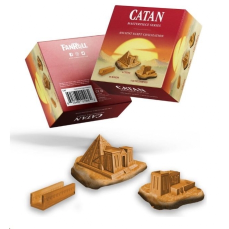 Pack de fichas deluxe para Colonos de Catan Egypt de FanRoll