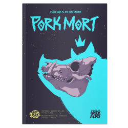 *Pork Mort* role-playing game book by Cap de Porc (Spanish)