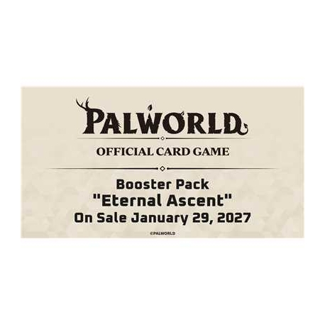 Palworld Booster Box Display Eternal Ascent (12 Sobres) BP-03 (Inglés) Trading Card Games de Bushiroad