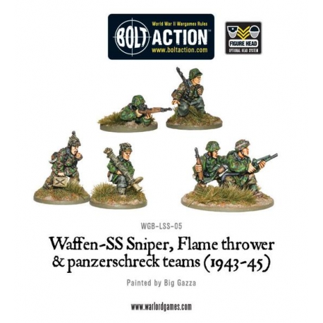 Waffen SS Flamethrower, Sniper & Panzerschreck (6)