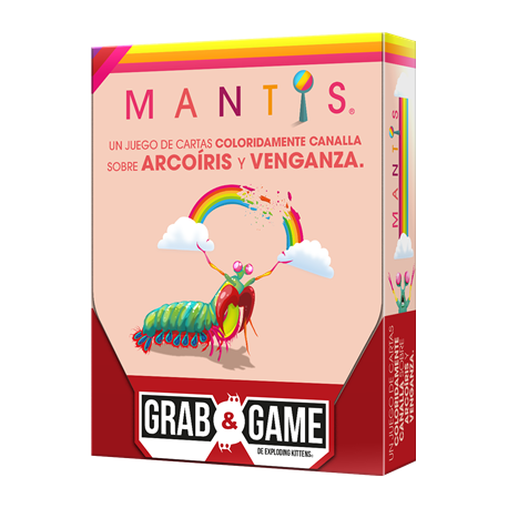 Juego de cartas Mantis Grab & Game de Exploding Kittens