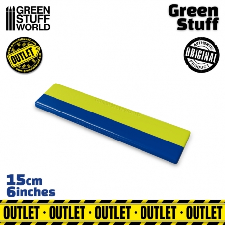 Masilla verde en Rollo 15 cm