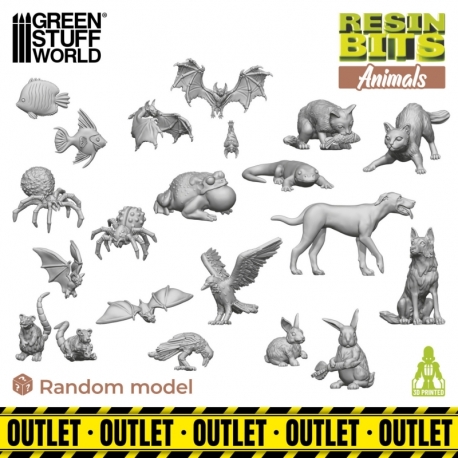 Set impreso en 3D - Animales