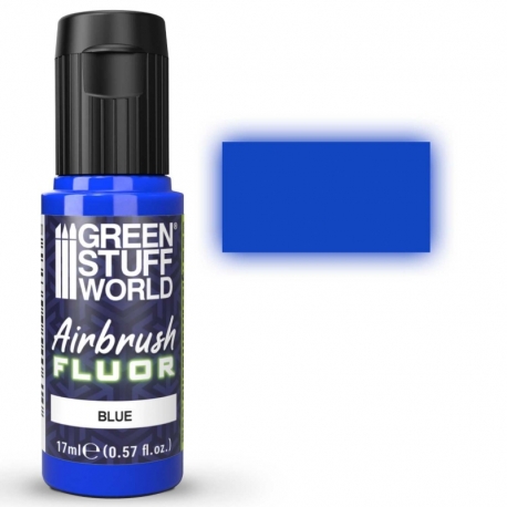 Pintura aerógrafo fluorescente AZUL