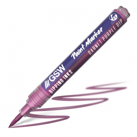 Dipping Ink Marker - GARNET PURPLE DIP
