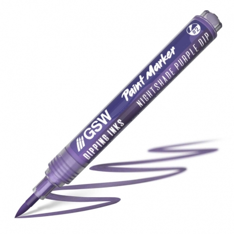 Dipping Ink Marker - NIGHTSHADE PURPLE DIP