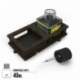 Anti-tip support for square glue pots x2