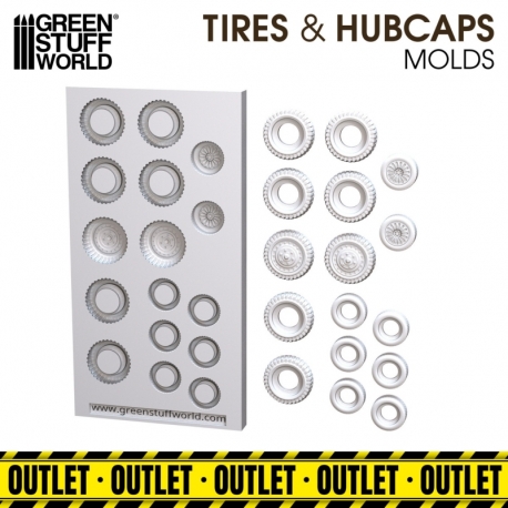 Silicone Molds for Wheels and Hubcaps -