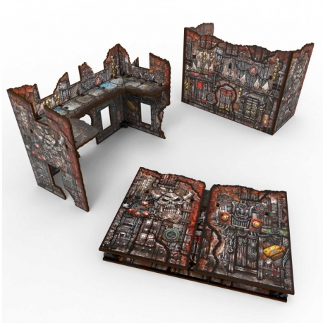 Pre-painted U-shaped collapsible ruin Matched Play - Orcs