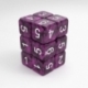 12x Dados D6 16mm - Violeta Negro