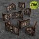 Muros esquina prepintados desmontables 11ª edición (Pack x8)