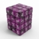 36x Dice D6 12mm - Violet Black