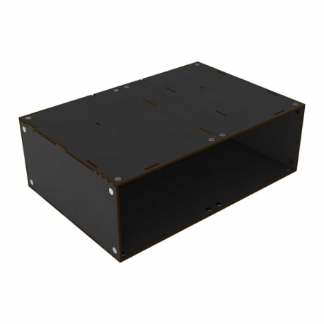 Hollow stackable drawer module - Black