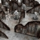 Pre-painted Sci-Fi ruined walls