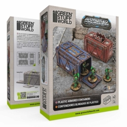 Contenedores Blindados Sci-Fi de Plástico (Pack x2)
