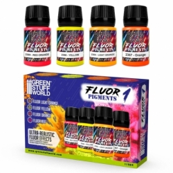 Fluor pigment set 30ml - number 1